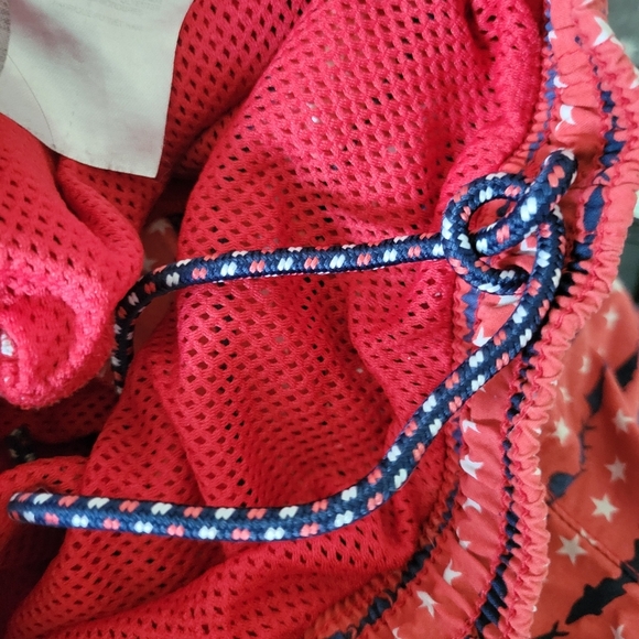 Columbia PFG Swim Trunks Mens Medium Red Pockets Mesh Lined Shorts Outdoor - Picture 4 of 7